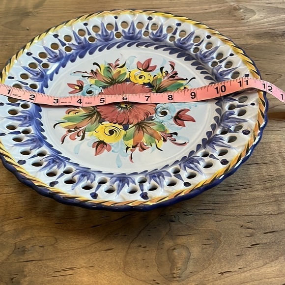 Schotel Schaal Alcobaca Portugal Keramiek - large Cut-out Serving Plate in EUC - Picture 2 of 4